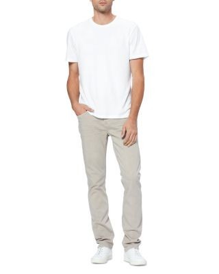 Paige Federal Slim Straight Jeans in Aged Beige