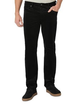 Paige Federal Slim Straight Jeans in Black