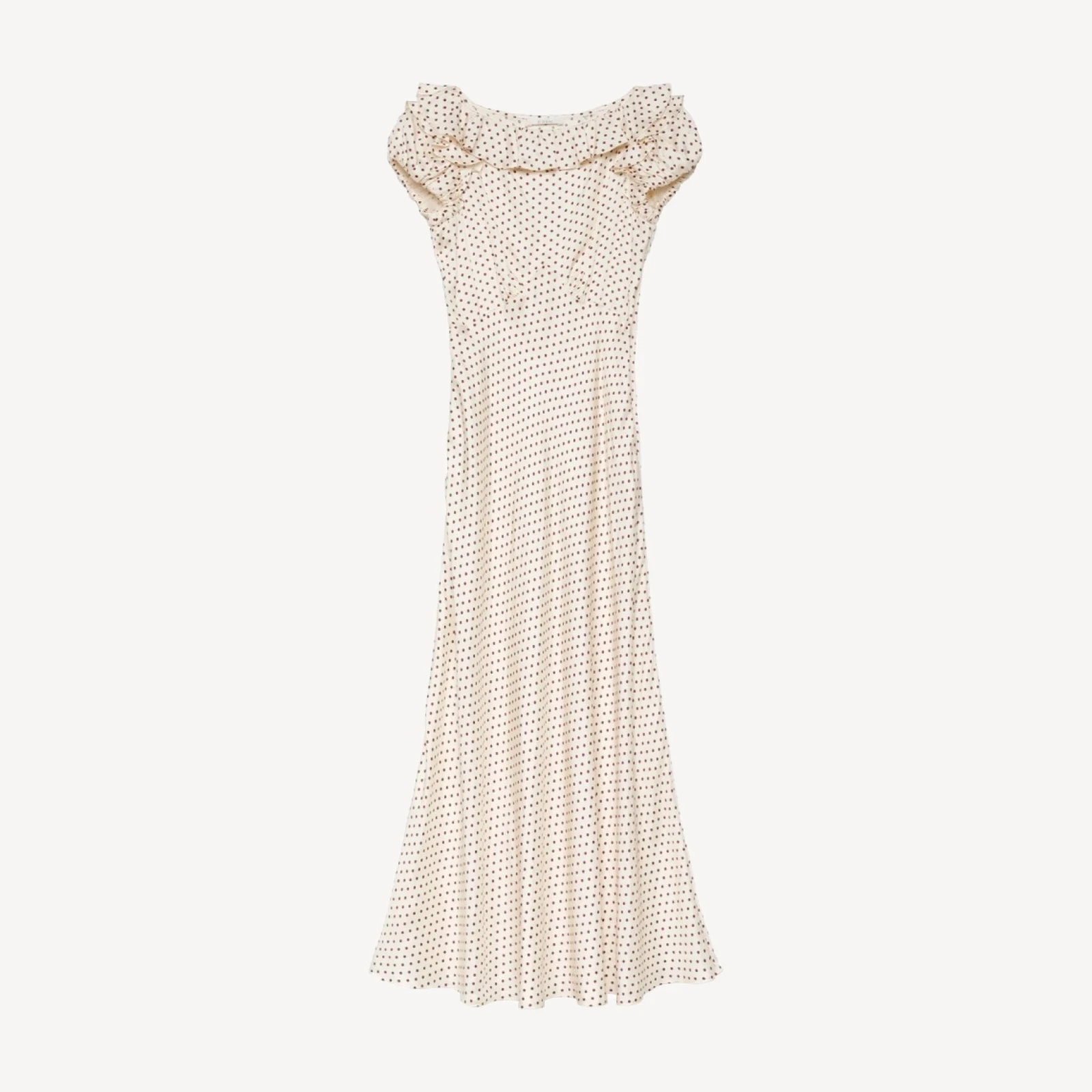 EMERENCE DRESS -- CRÈME PORTIA DOT