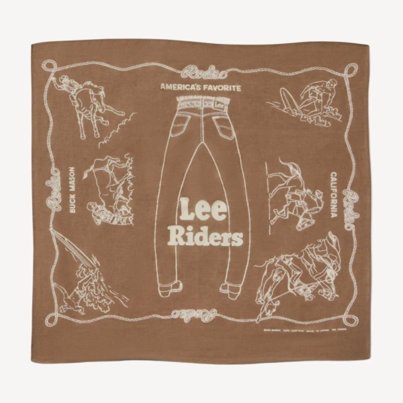Mocha Lee X Buck Mason Cotton Rider's Bandana