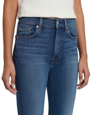 7 For All Mankind Slim Illusion High Rise Ankle Skinny Jeans in lovestory