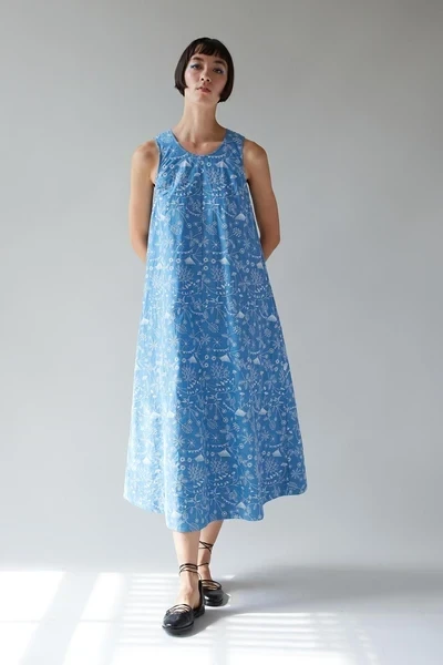 TENT DRESS | SKY MEADOW EMBROIDERY