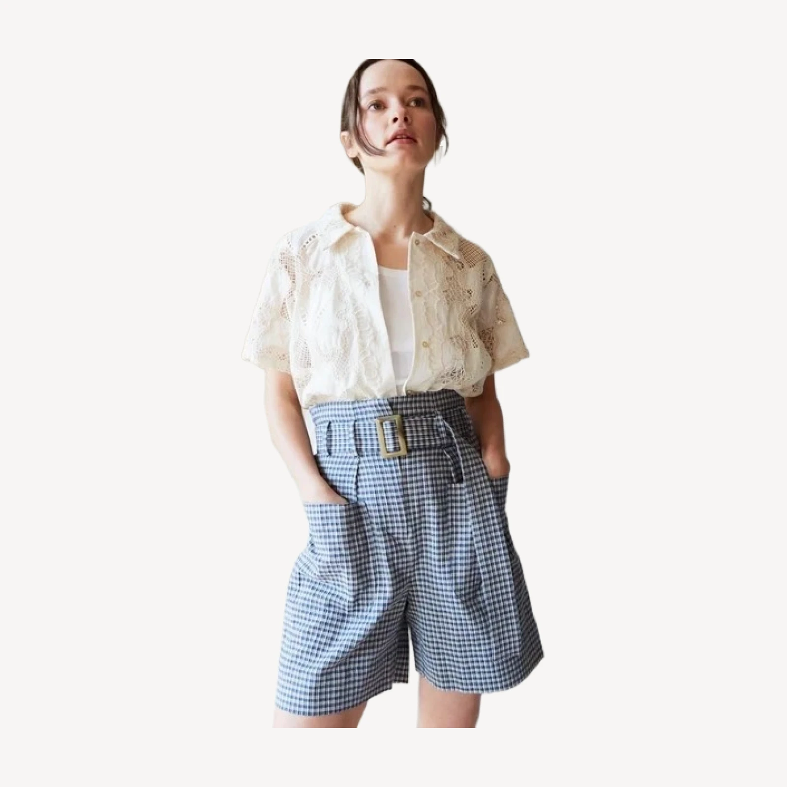DEVON SHORT | NAVY MINI PLAID