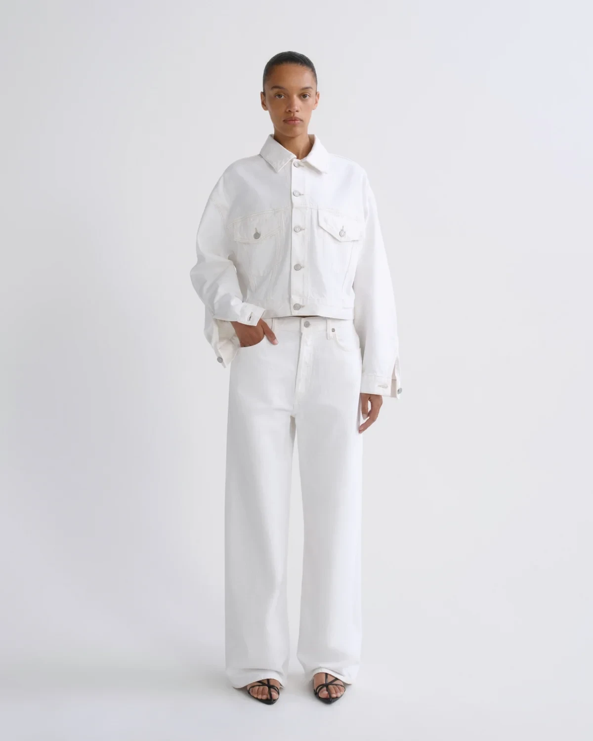 Low Slung Baggy 30.5" in Milkshake