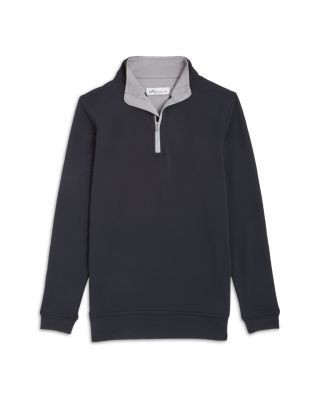 Peter Millar Boys' Perth Youth Quarter Zip Sweater - Little Kid, Big Kid