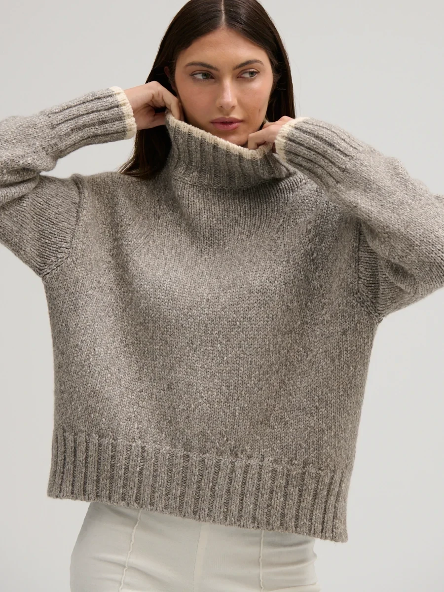 ASPEN MOCK PULLOVER