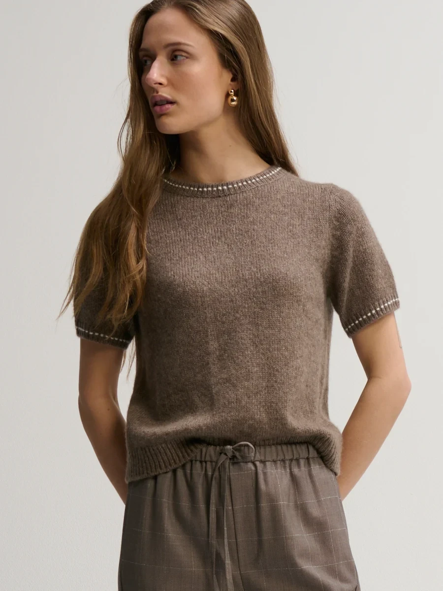 CASHMERE SILK TEE