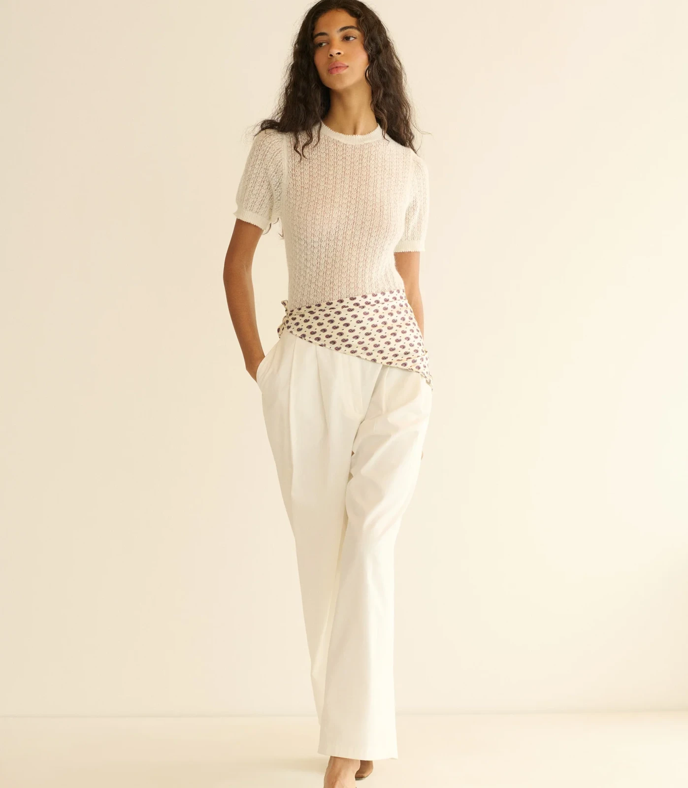 MONICA SWEATER -- IVORY