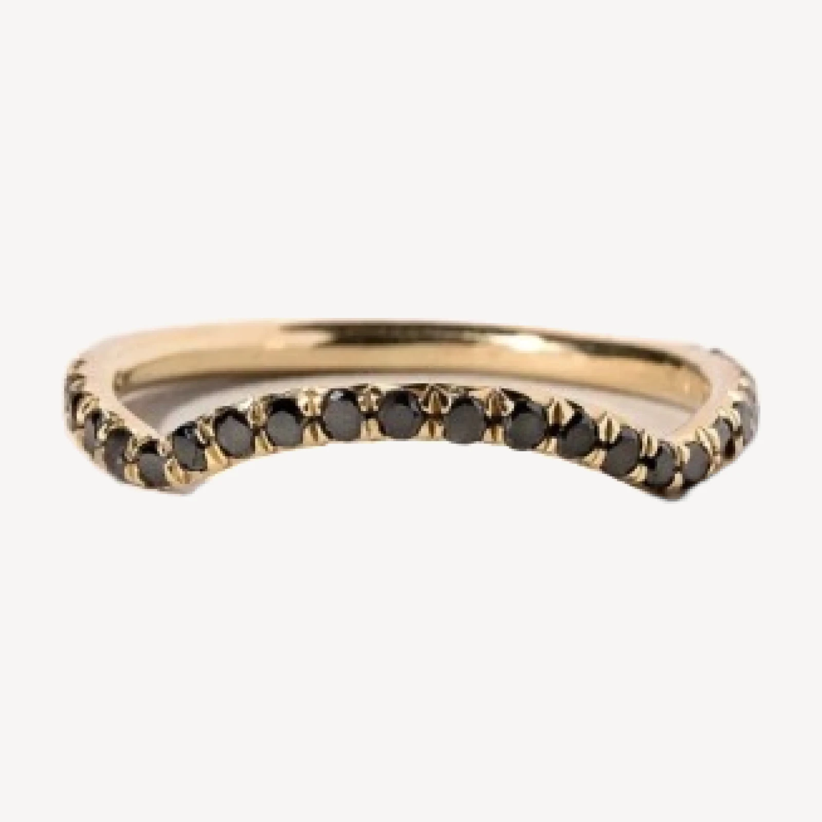 Mini Curve Band - Pavé