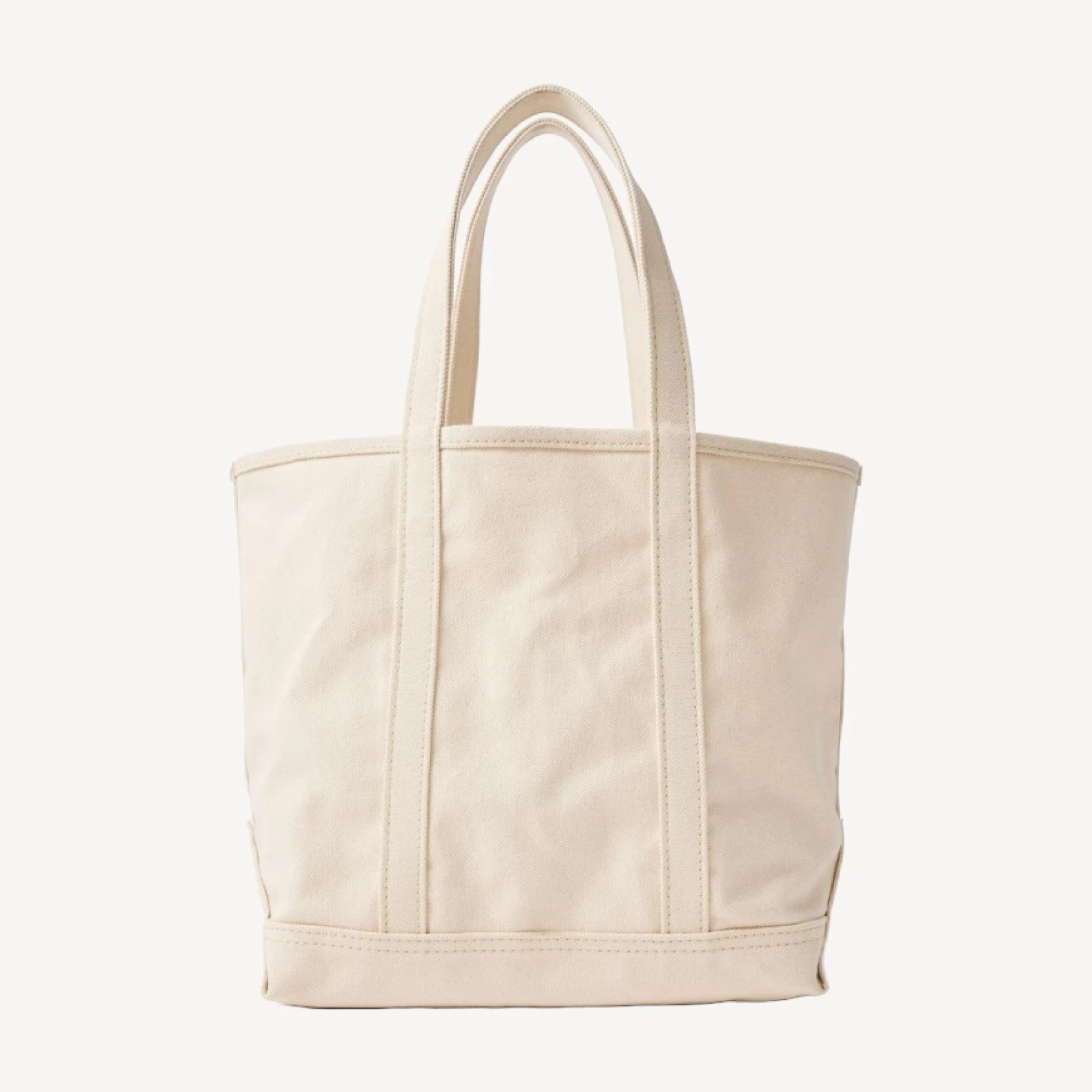 Natural Canvas Coal Tote