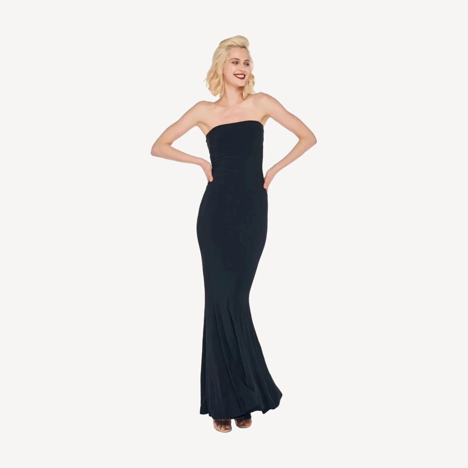 STRAPLESS FISHTAIL GOWN