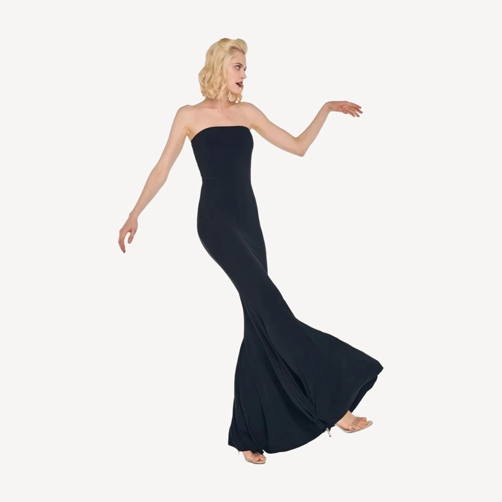 STRAPLESS FISHTAIL GOWN