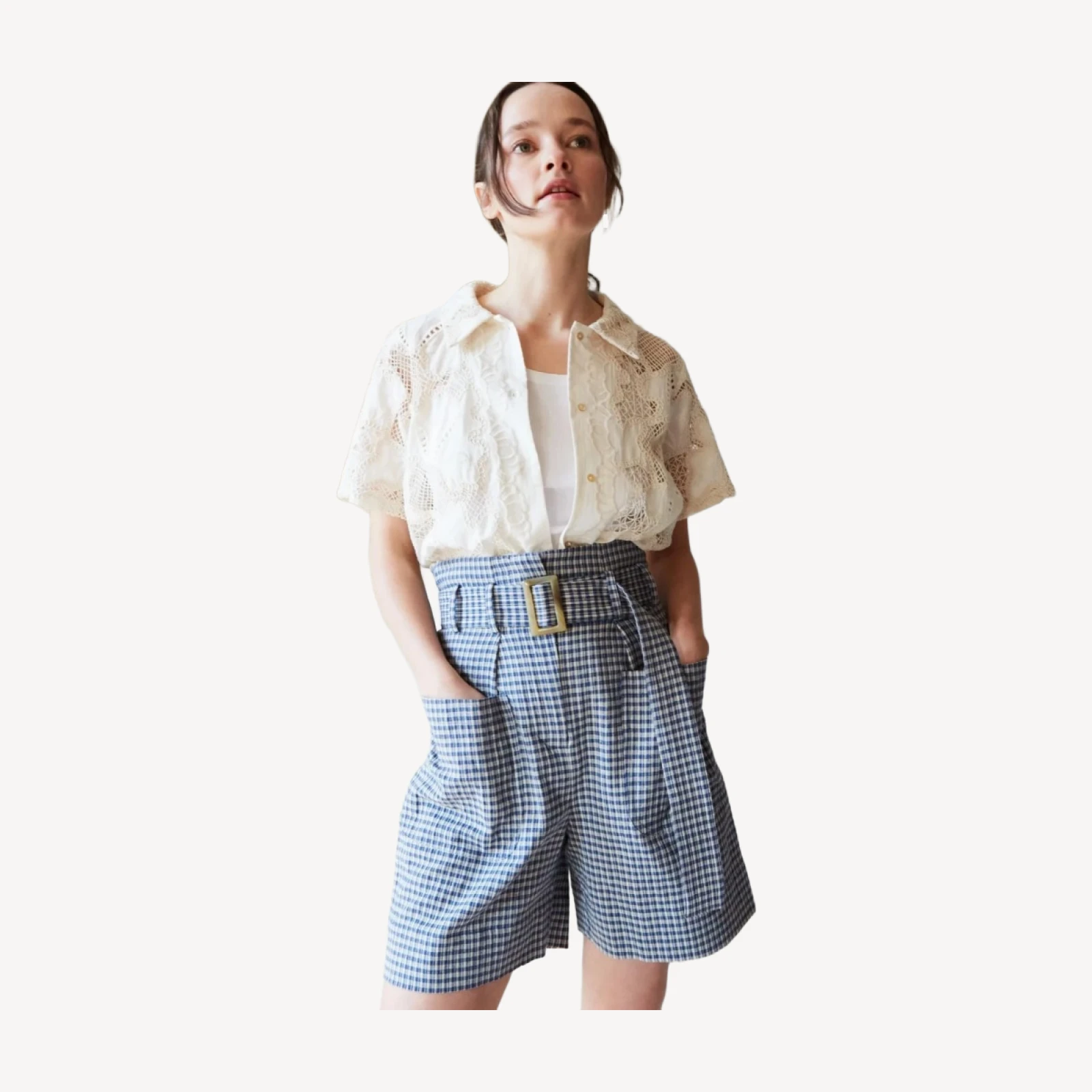 DEVON SHORT | NAVY MINI PLAID