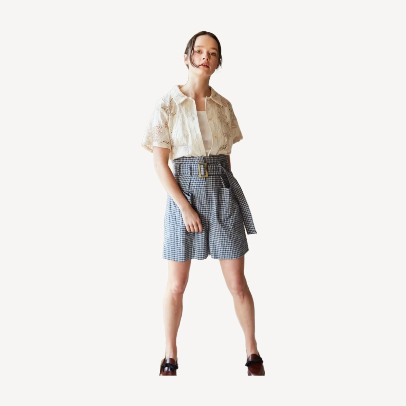 DEVON SHORT | NAVY MINI PLAID