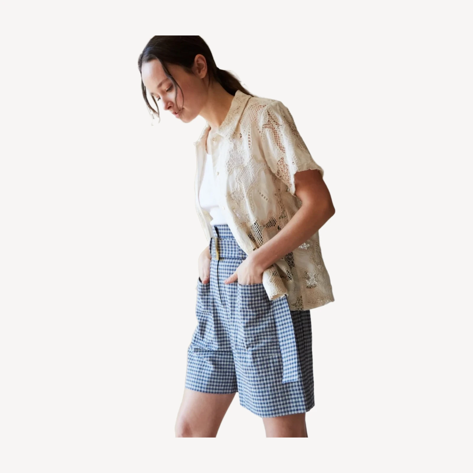 DEVON SHORT | NAVY MINI PLAID