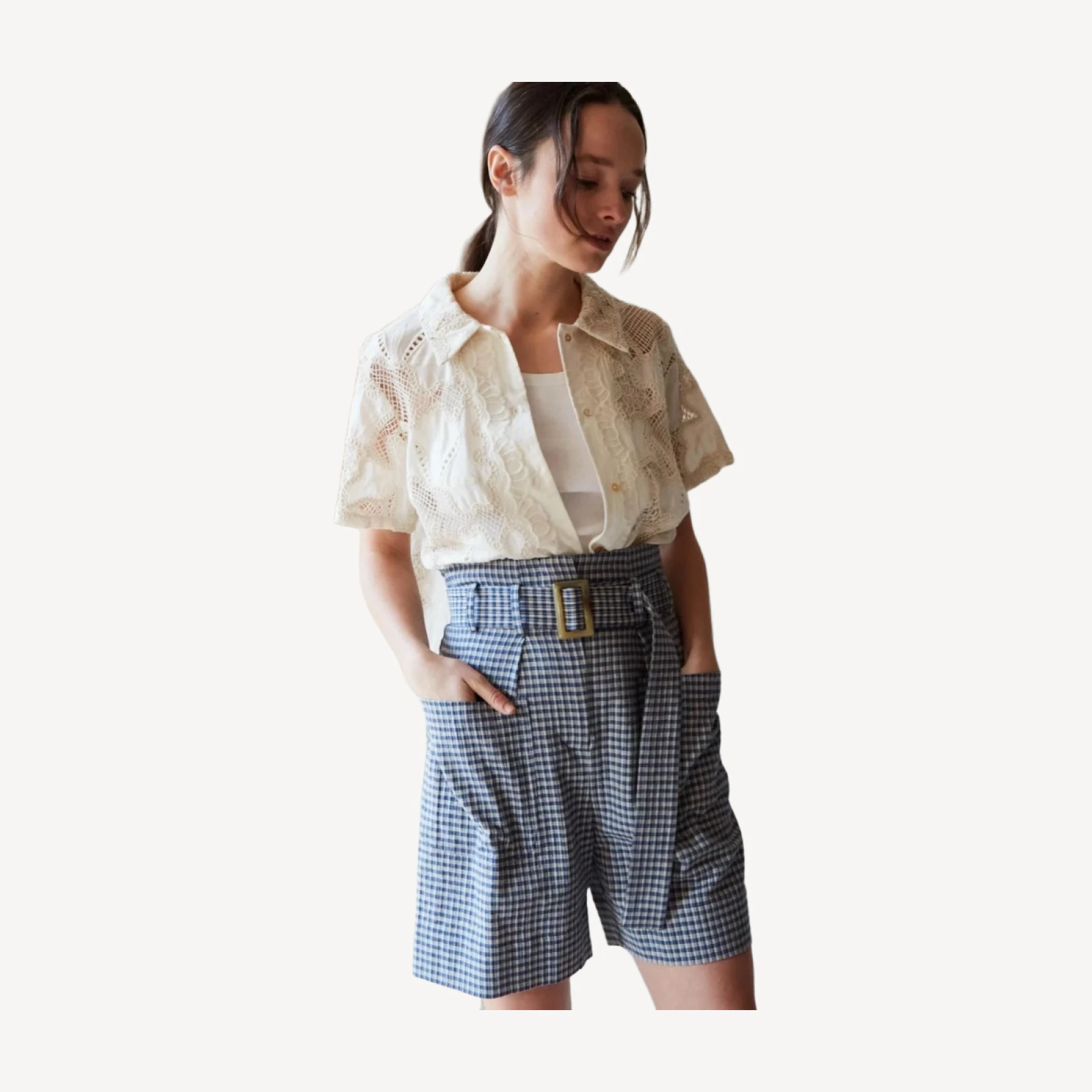 DEVON SHORT | NAVY MINI PLAID