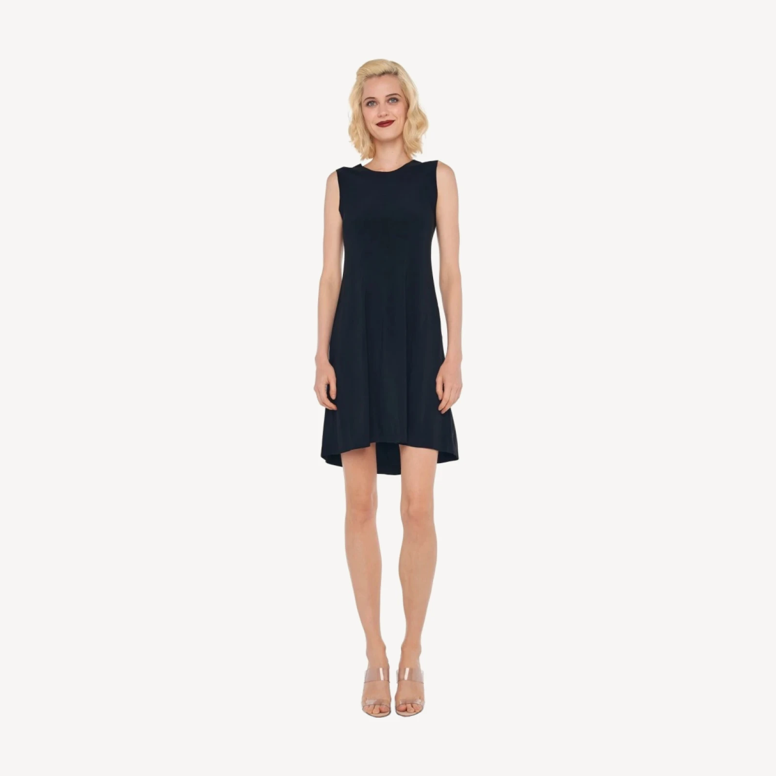 SLEEVELESS SWING DRESS