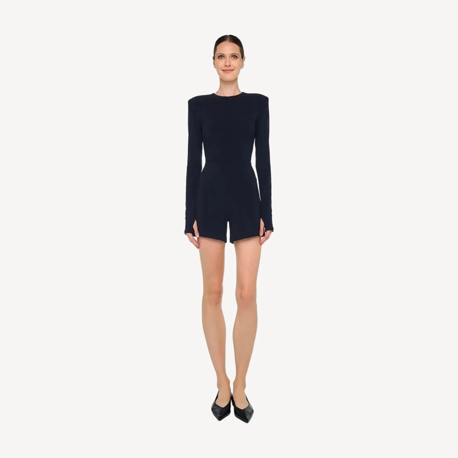 SHOULDER PAD CREW TOP