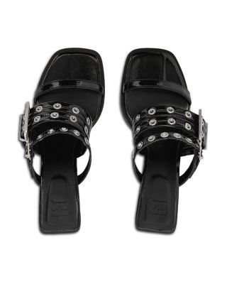 Ganni Women's Buckle Strap Mules, photo 2