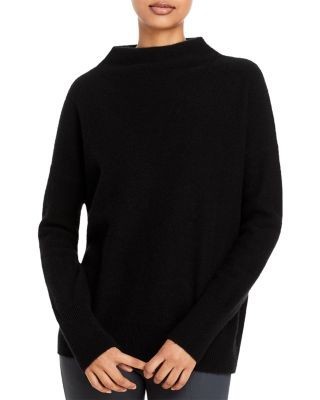 Vince Boiled Cashmere Funnel Neck Sweater