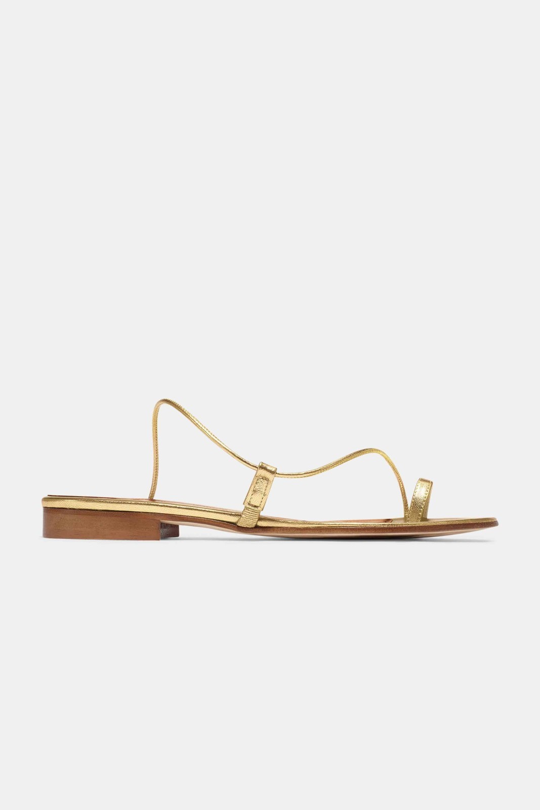 Susan Slide in Washed Gold Nappa