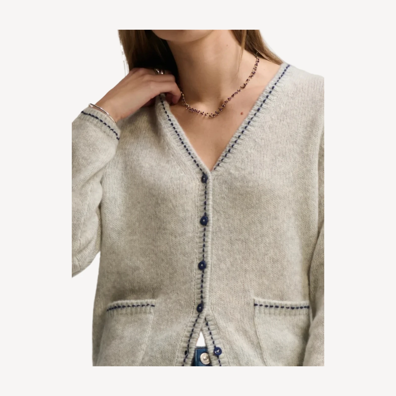 ELISA 2-TONE CARDI