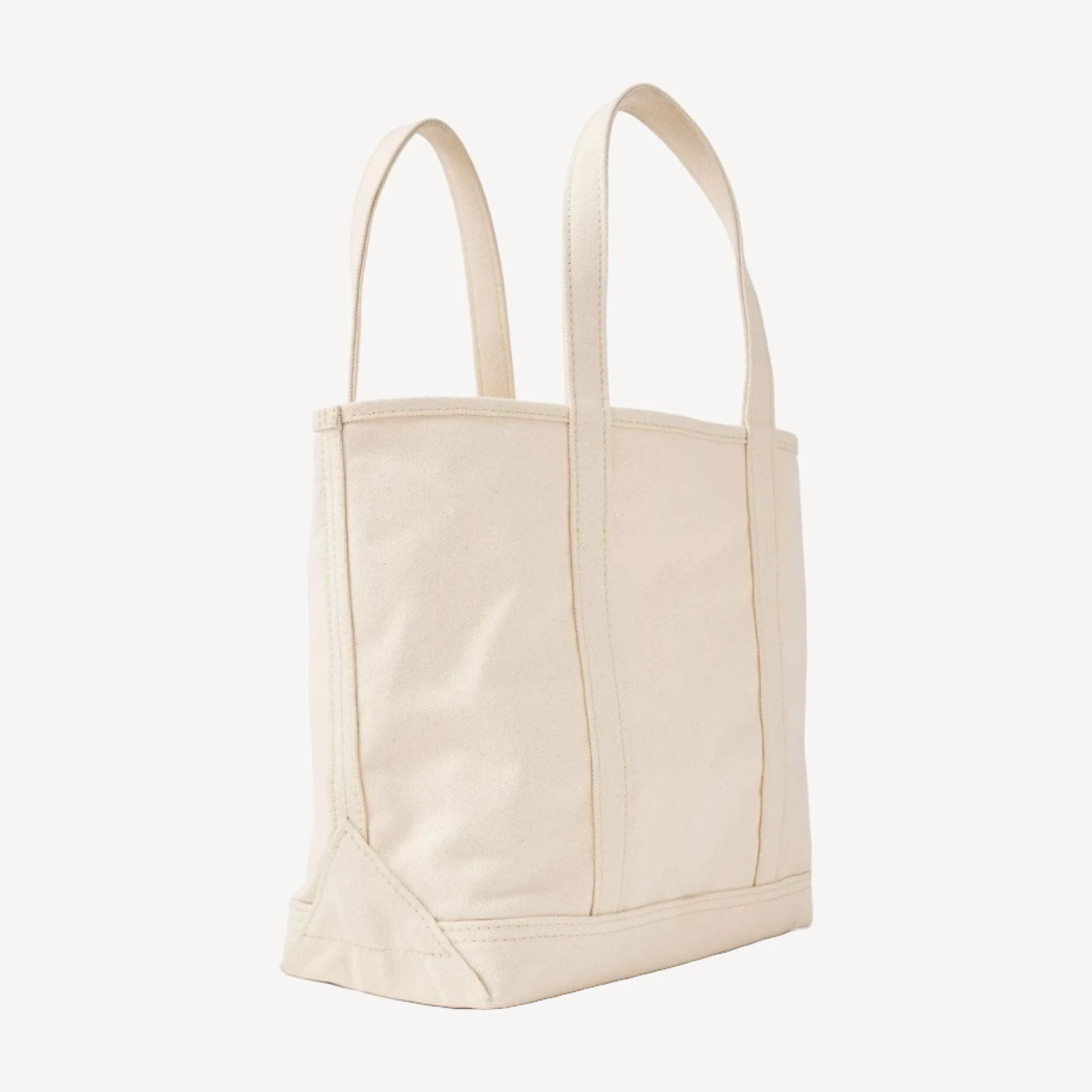 Natural Canvas Coal Tote