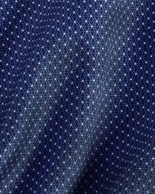 David Donahue Trim Fit Micro Print Dress Shirt