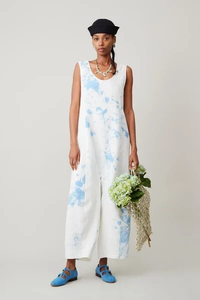 MORGAN JUMPSUIT | BLUE TUMBLE DYE