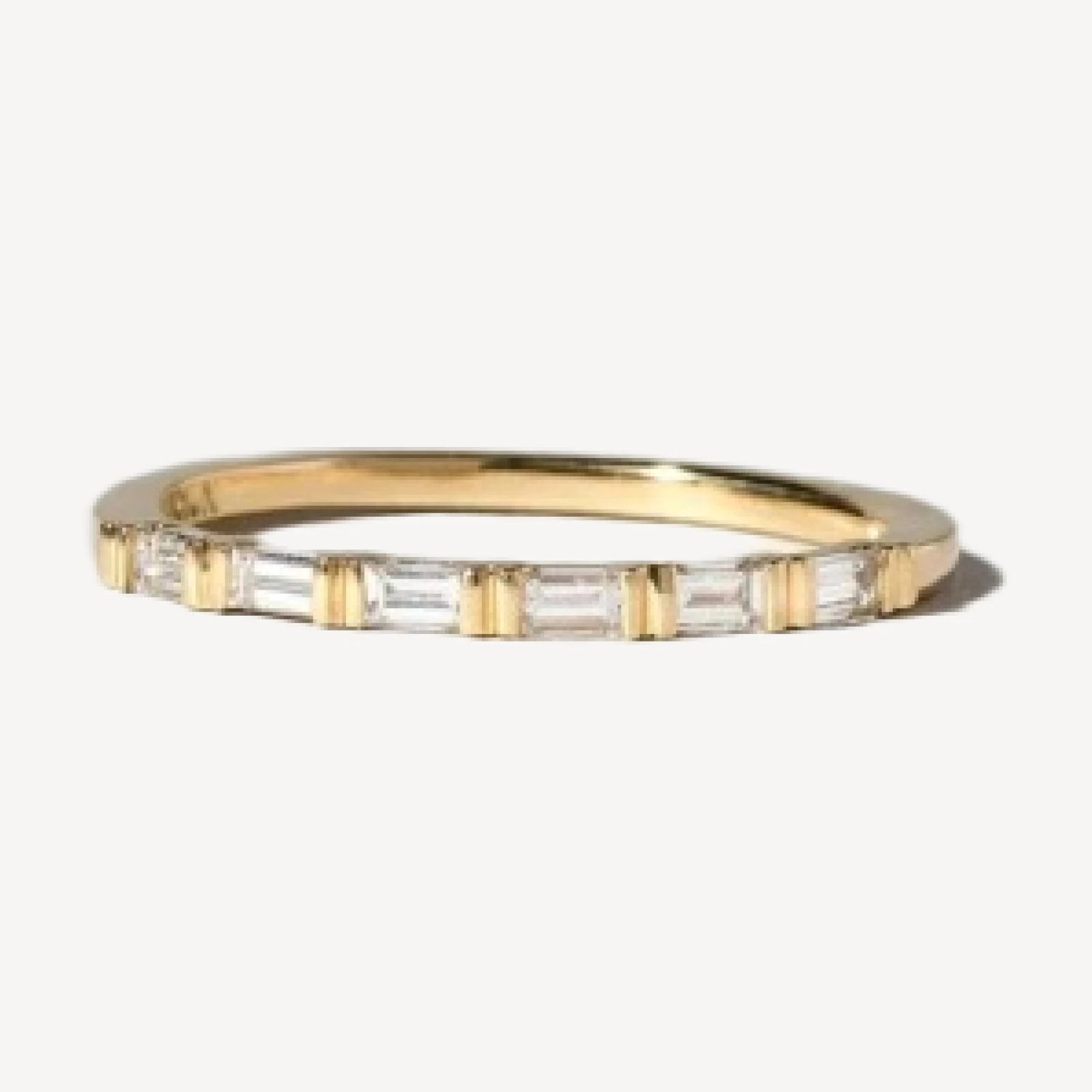 Bar Set Baguette Band - 1.5mm