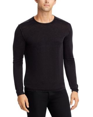 John Varvatos Star Usa Acid-Wash Crewneck Sweater