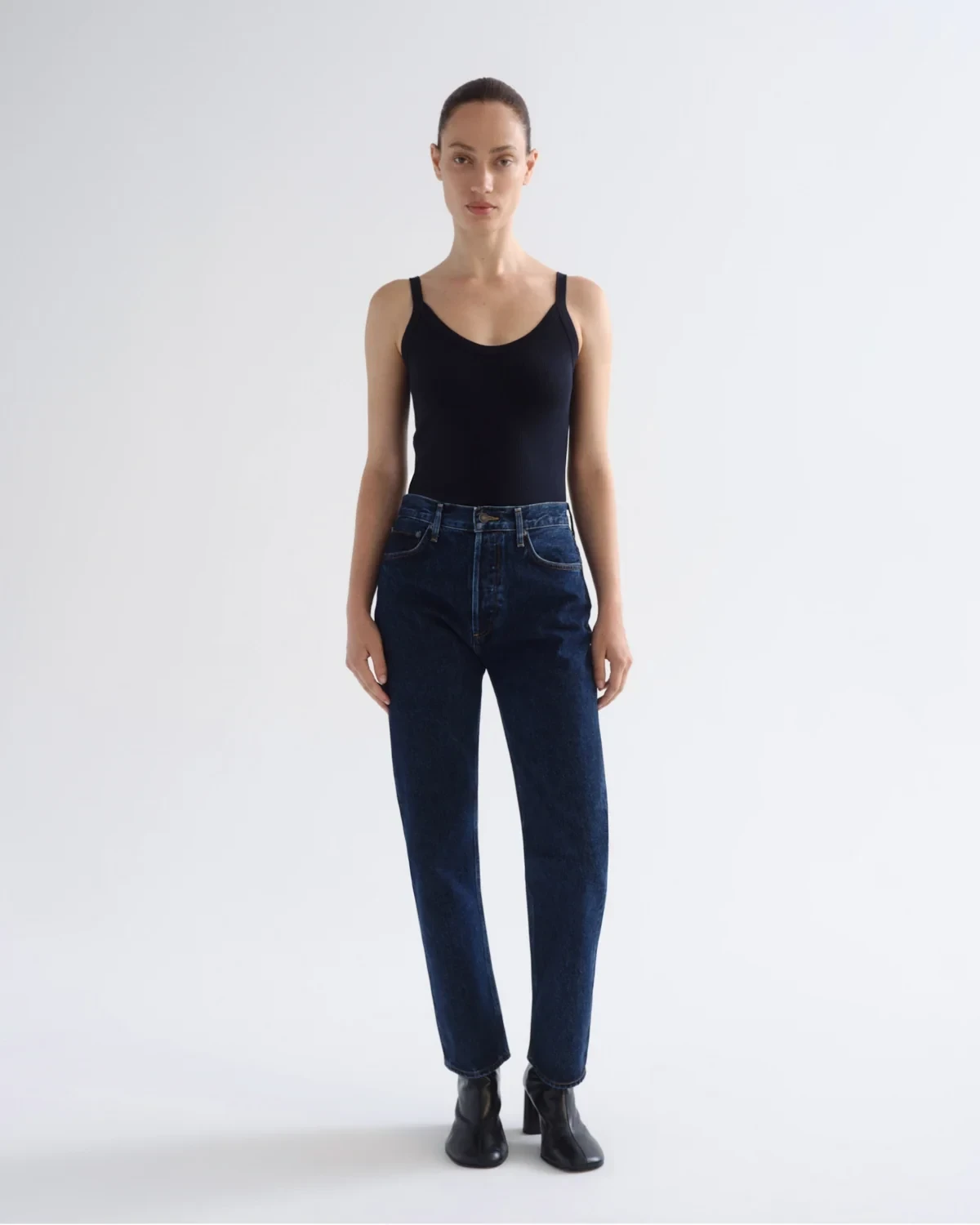 90's Pinch Waist High Rise Straight in Pendulum