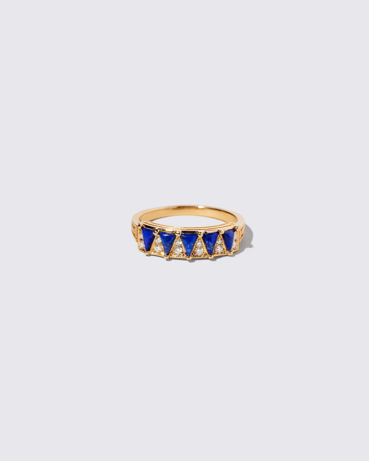 Five Triangle Ring - Lapis