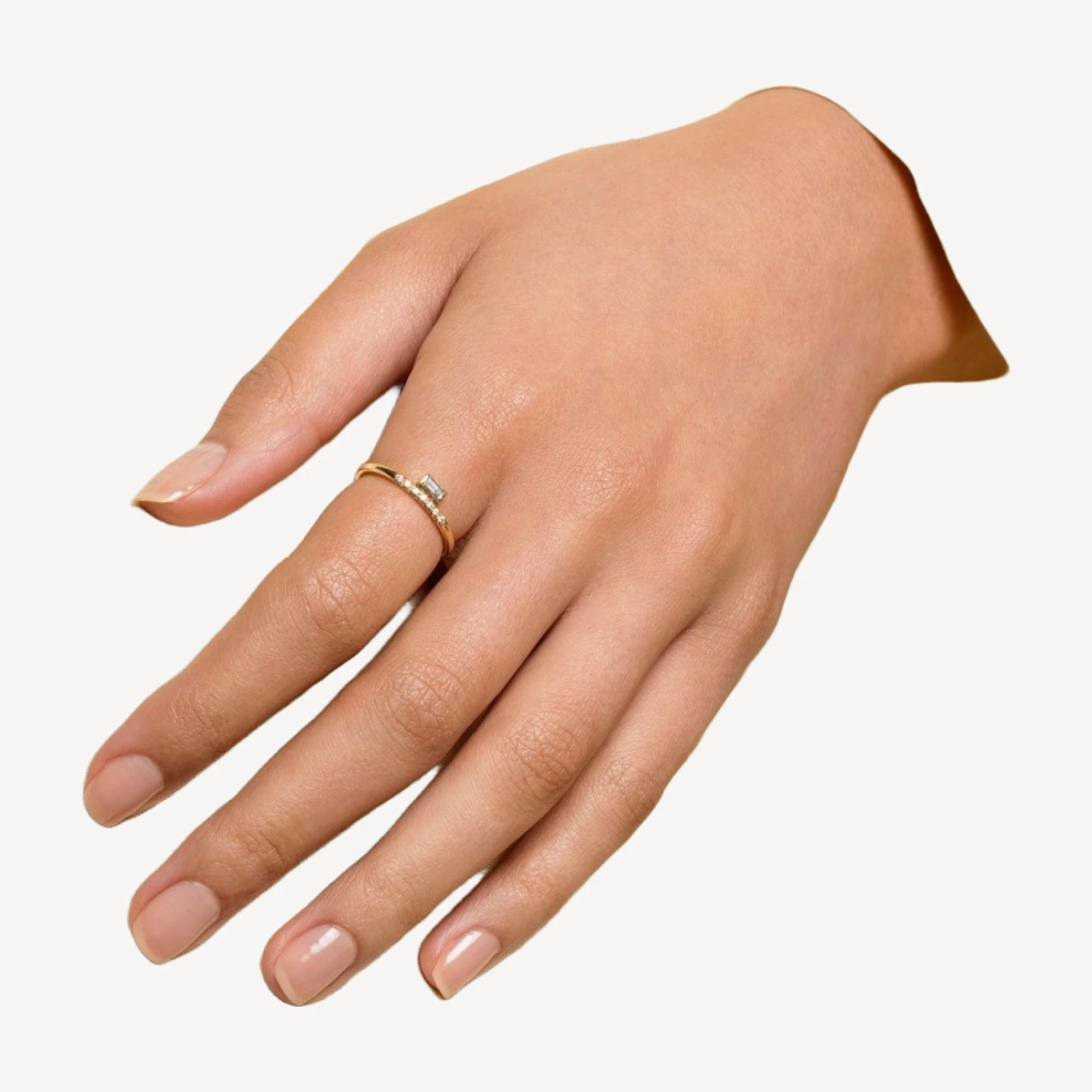 Stacked Ring - Baguette