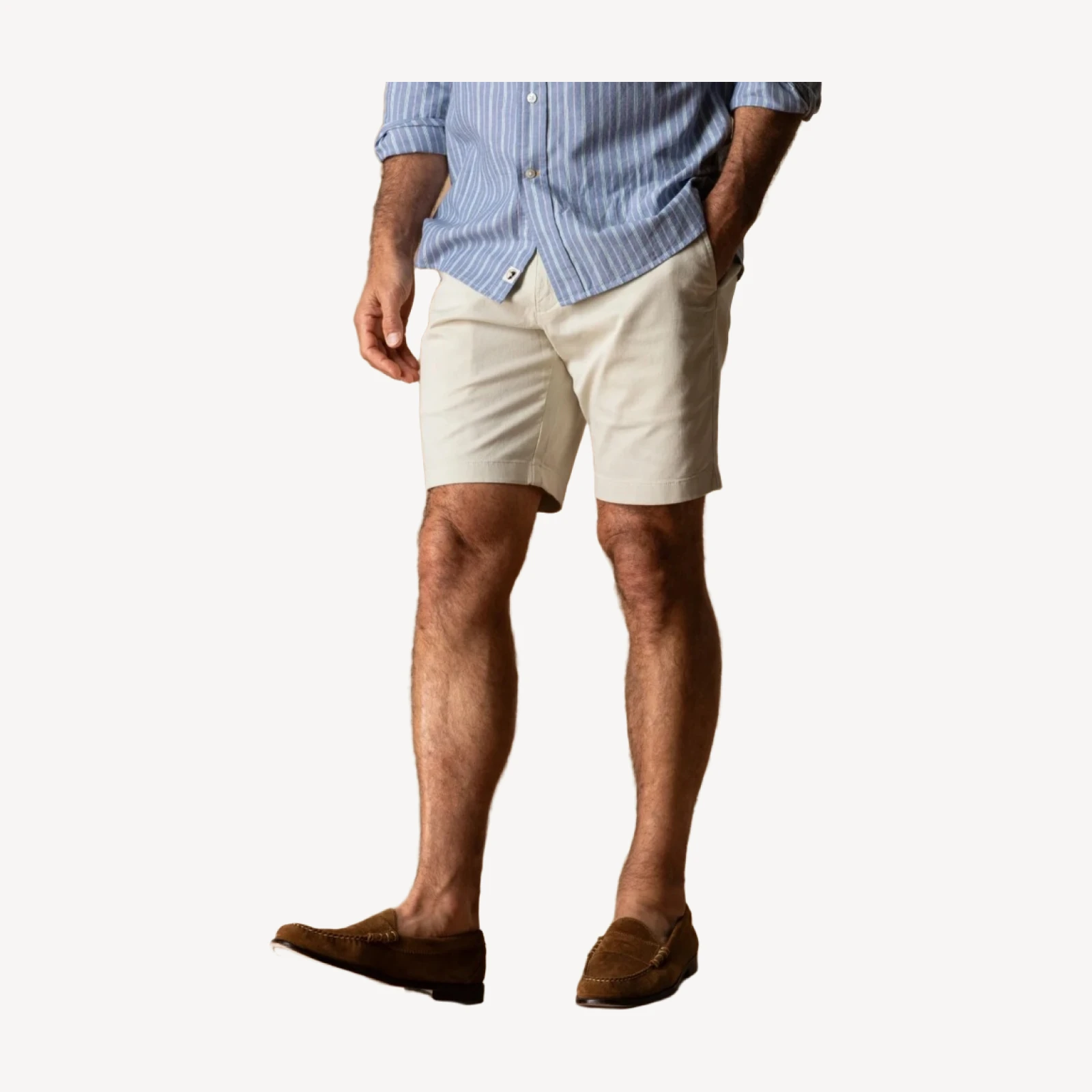 9" Gold School Chino Short - Stone