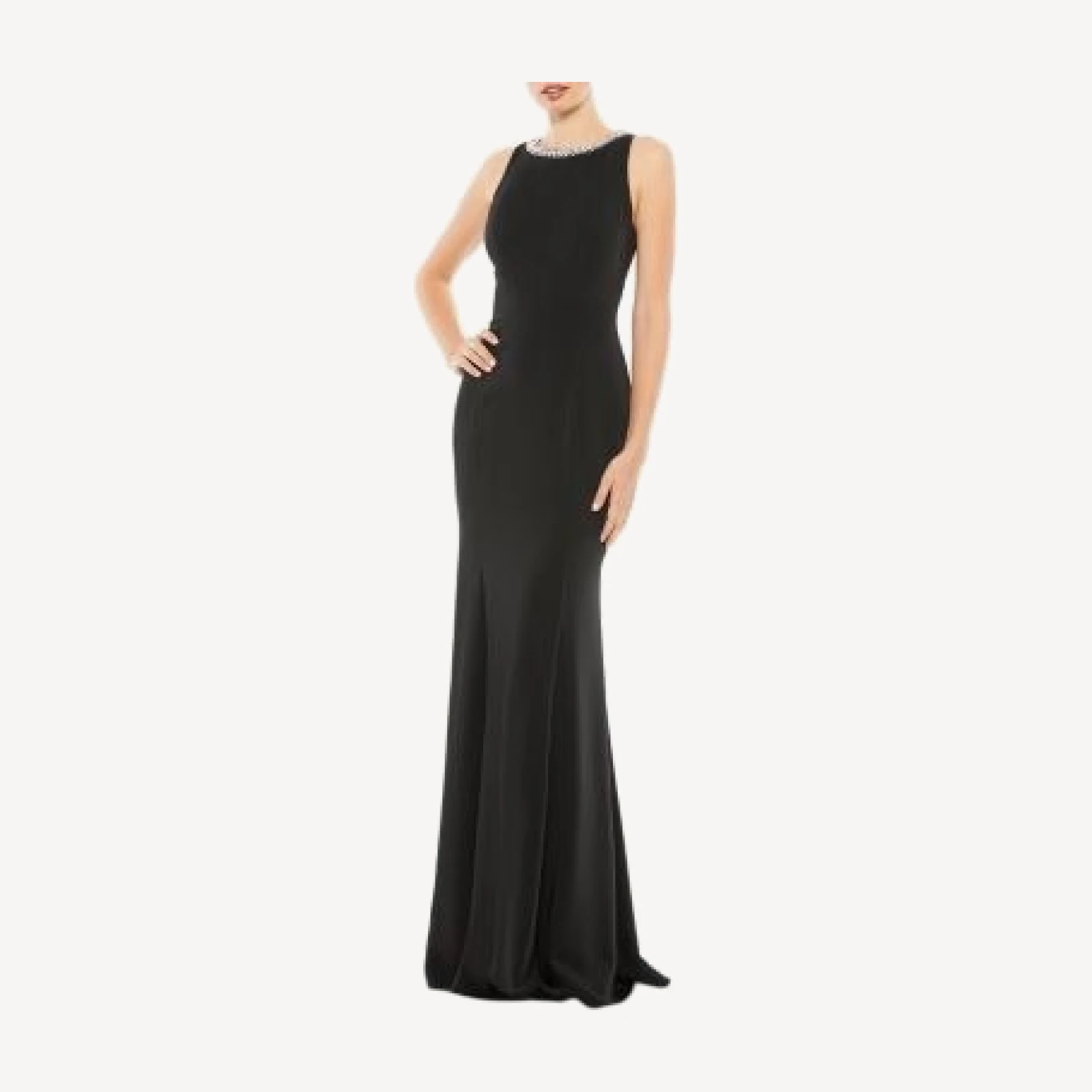 Mac Duggal Embellished Neck Trumpet Gown