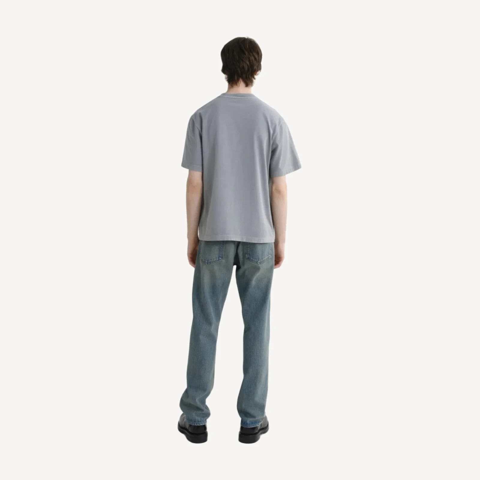 Asha Mock Neck Tee in Flint