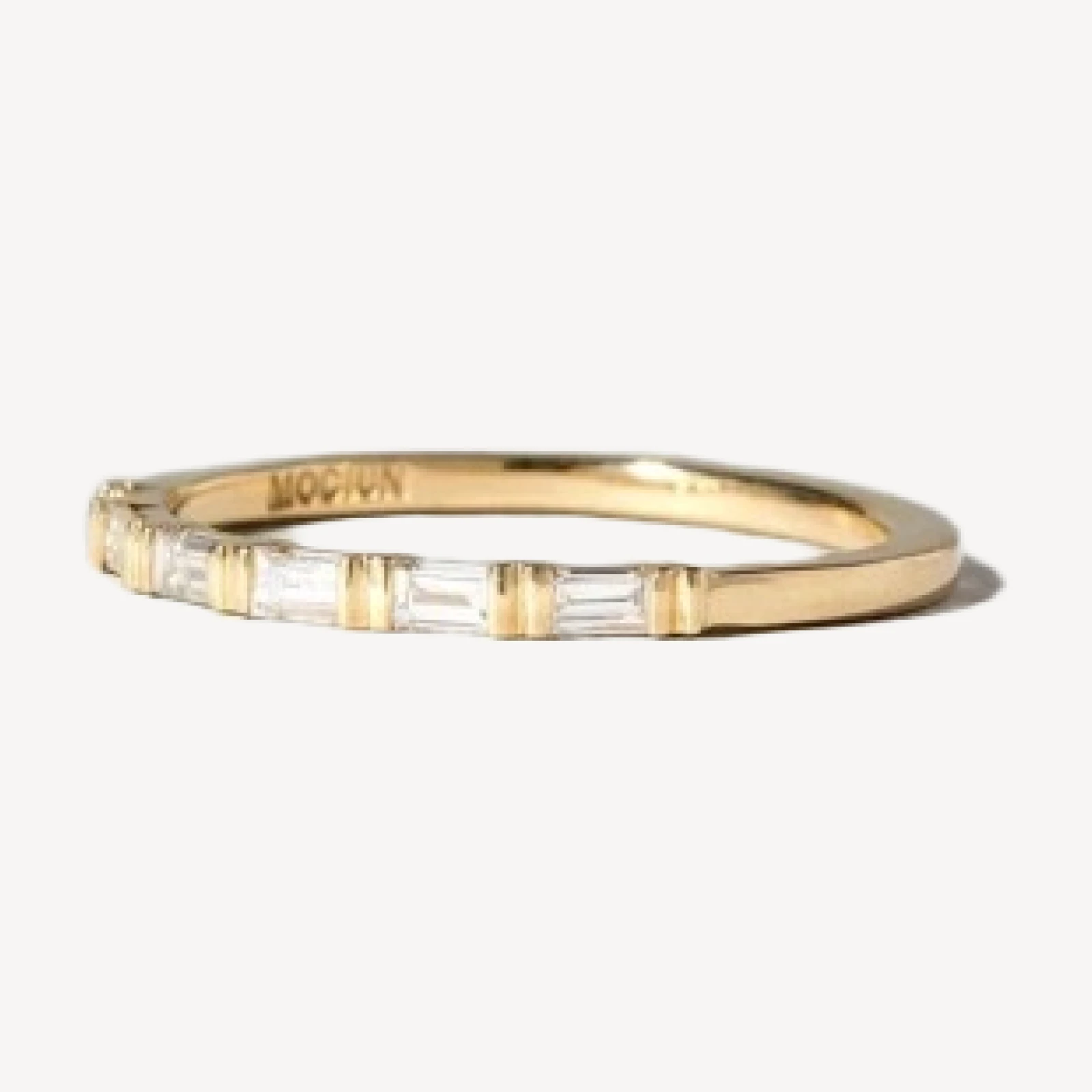 Bar Set Baguette Band - 1.5mm