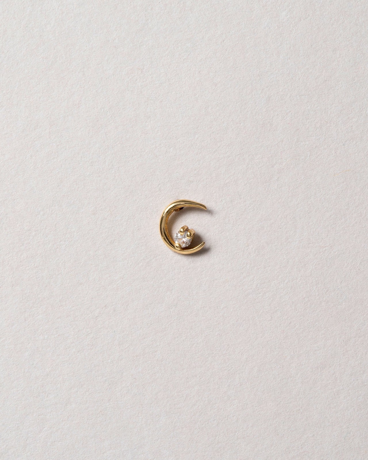Moon Ray Stud Earring Single
