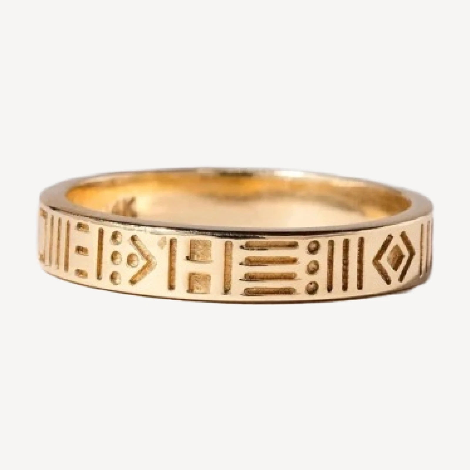 Infinity Etched Band - 4mm