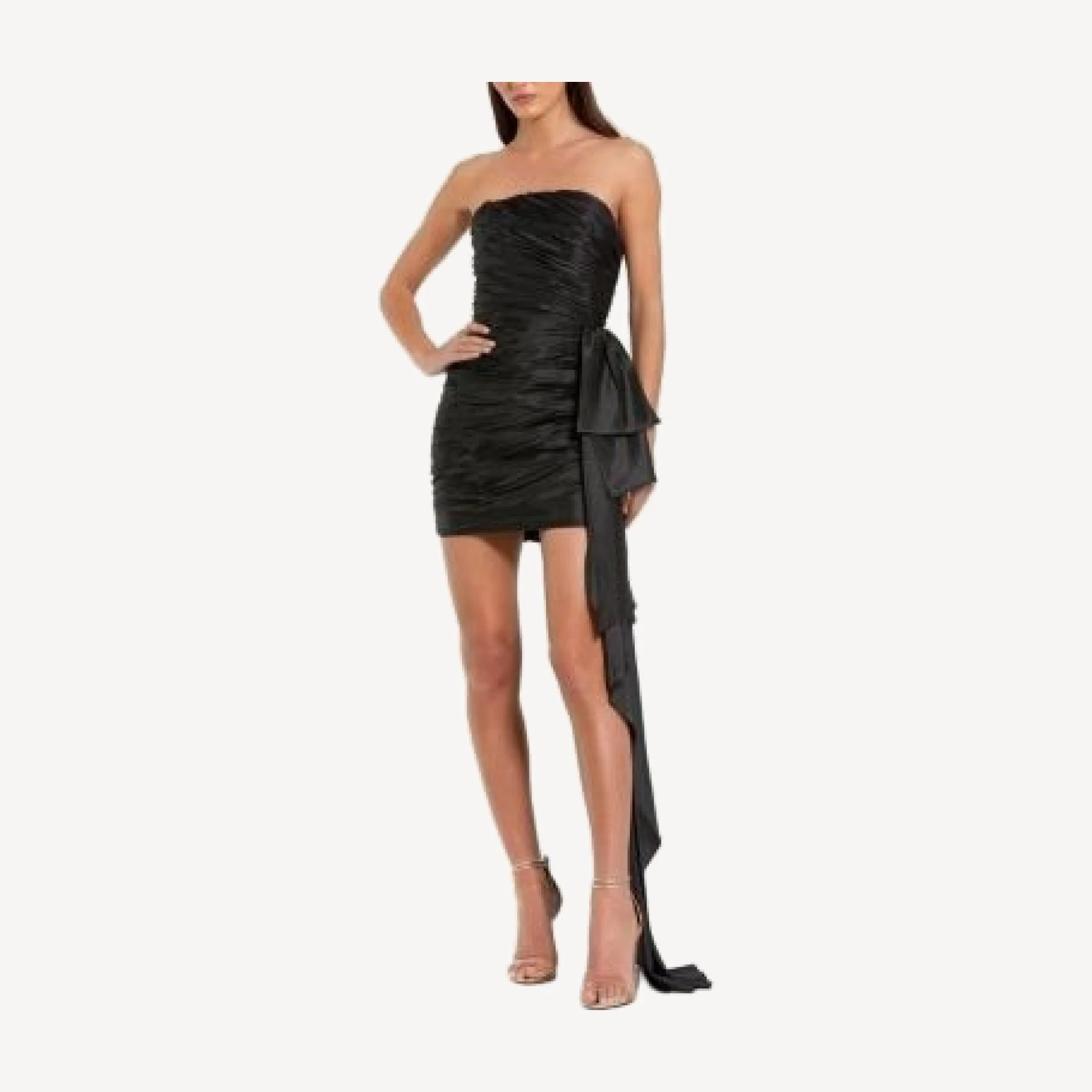 Mac Duggal Strapless Ruched Mini Dress
