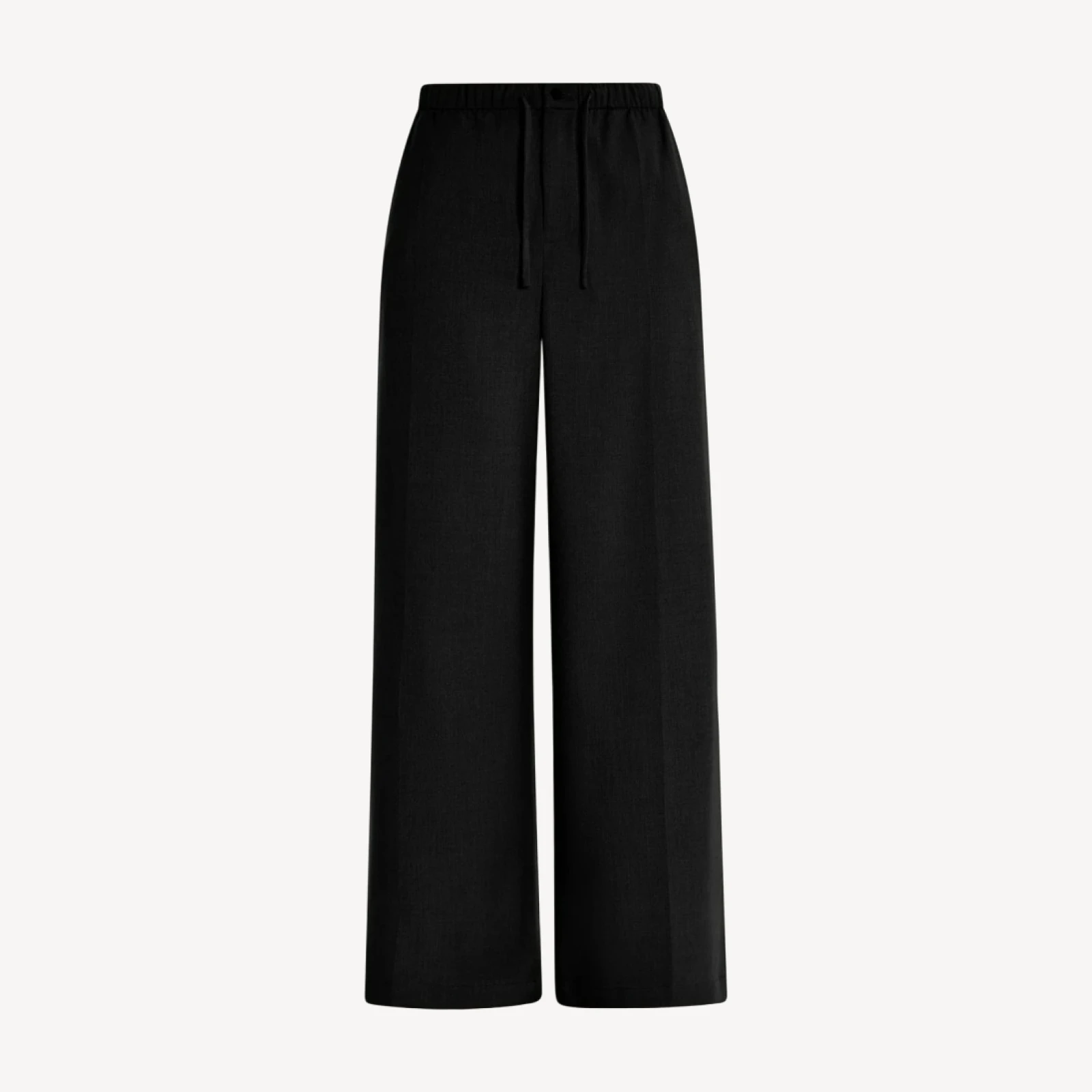 Soft Brushed Woven Wide Leg Pant