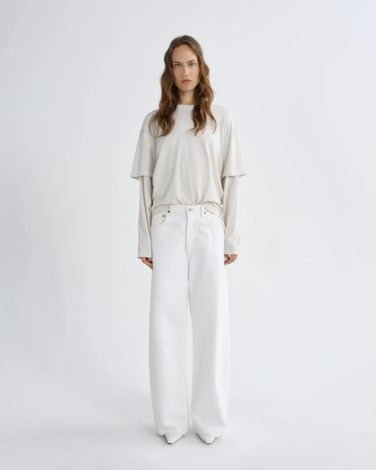 Low Curve Jean in Milkshake