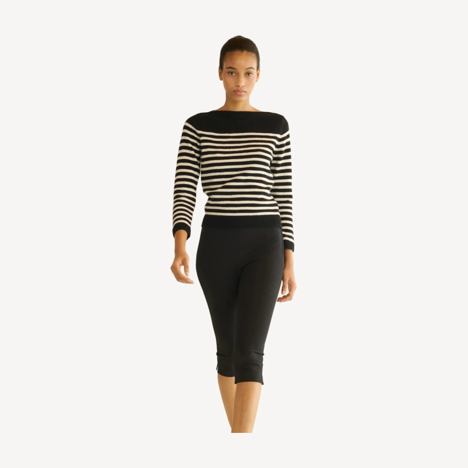 CLAIRMONT SWEATER -- MARCEAU STRIPE