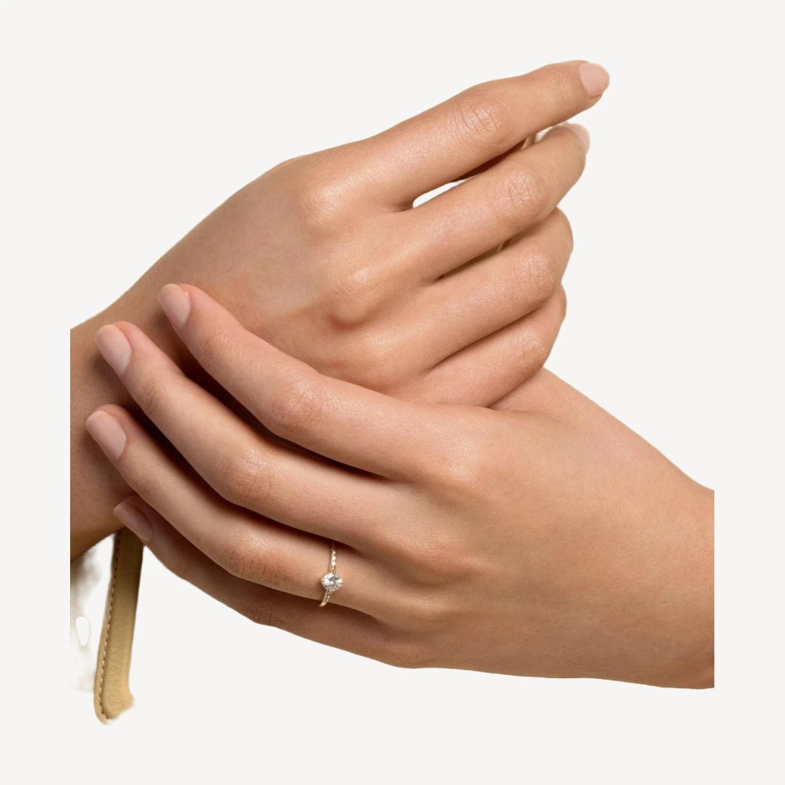 Compass Rose Ring - White Diamond