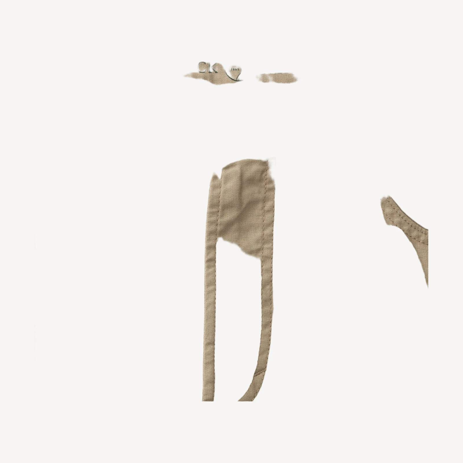 Classic Fit Pinpoint Canvas Five-Pocket - Khaki