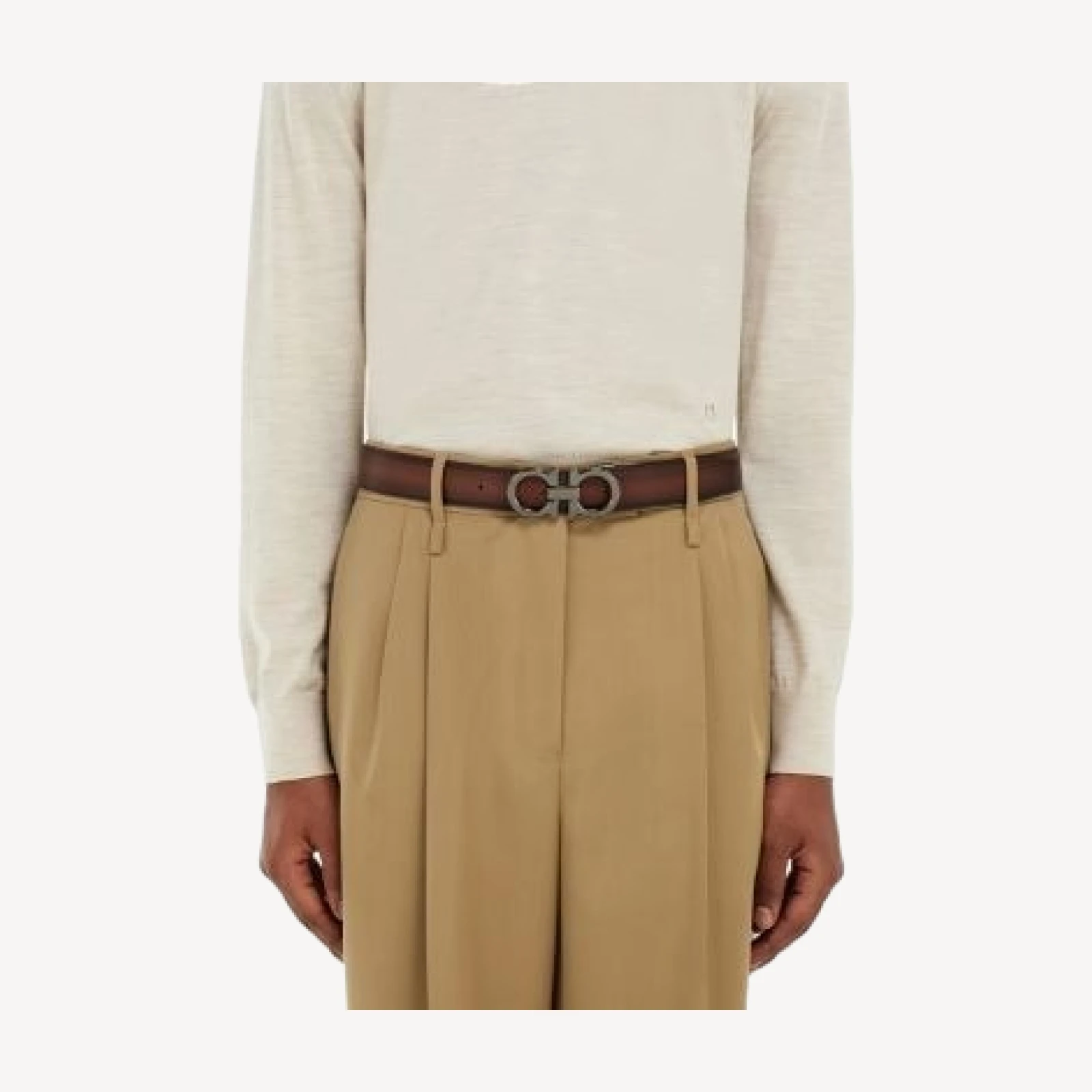 Ferragamo Men's Reversible Leather Belt