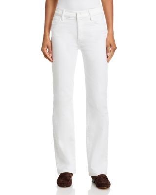 Mother The Kick It High Rise Straight Jeans in Totally Innocent