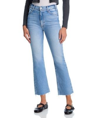 Mother The Hustler Ankle Fray Jeans in Sow Surreal