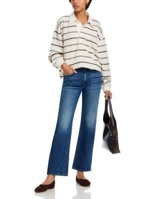 Mother Lil Kick It High Rise Flare Jeans in Which is Witch